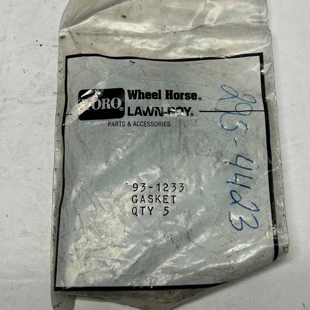 Toro Wheel Horse Lawn-Boy Gasket 93-1233 Qty 5 OEM Parts New